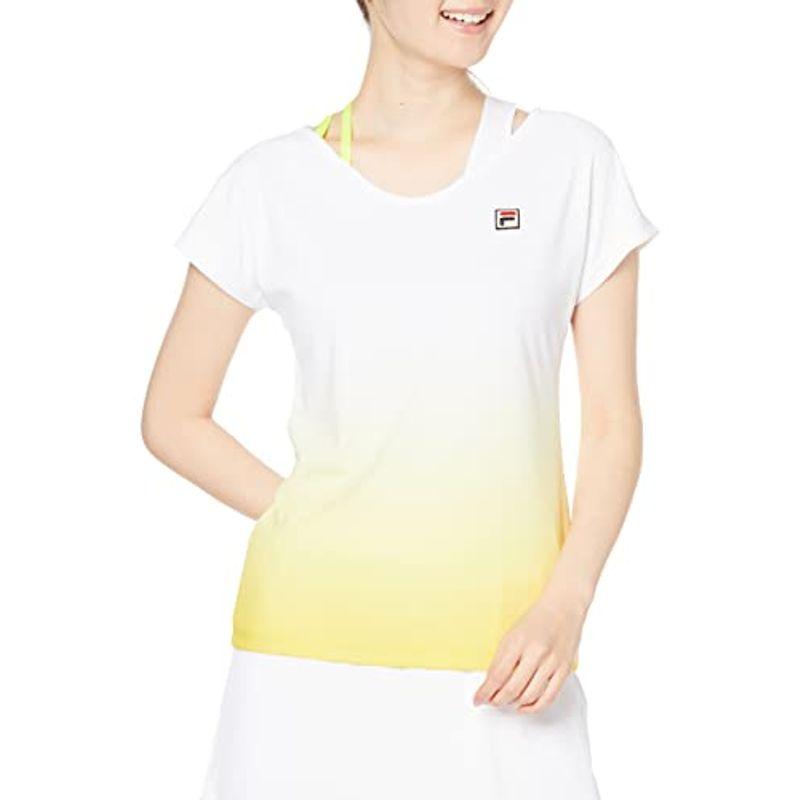 100％安い フィラ テニス M ブライトイエロー レディース VL2450 UVカット 吸水速乾 ゲームシャツ シャツ -  www.oroagri.eu