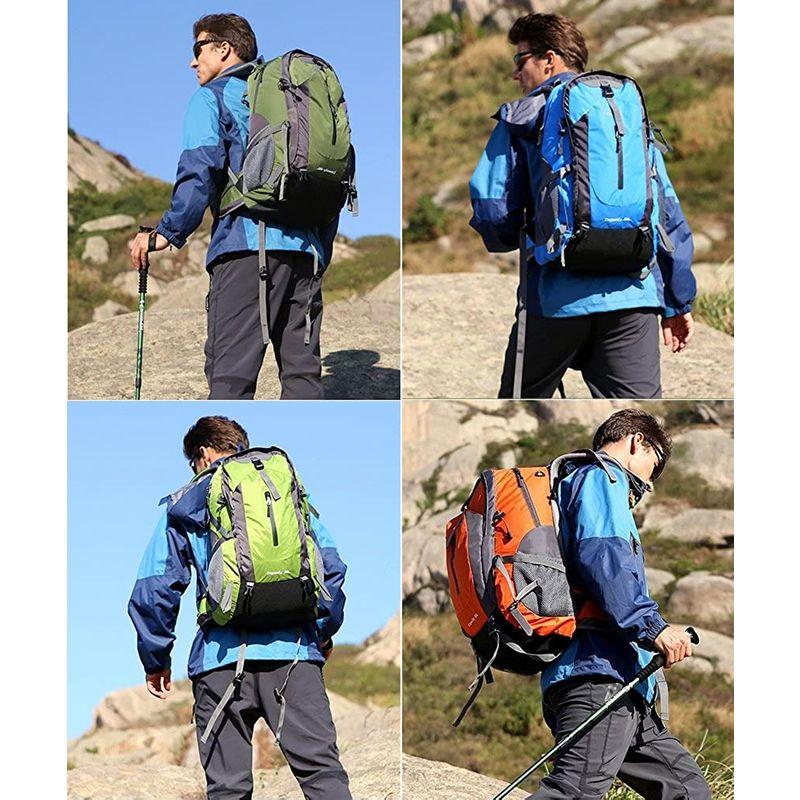 新作モデル バックパック 35 40l 軽量 大容量 メンズ レディース登山 リュック レインカバー付きcreeper アーミーグリーン バックパック ザック