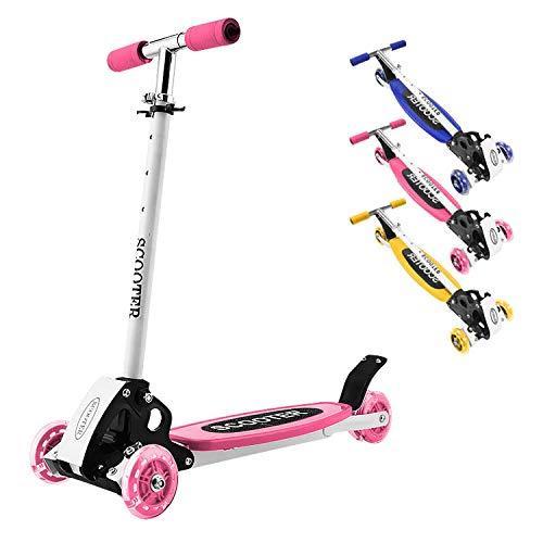 保障できる Zmayastar 子供用 キックスクーター 3輪 スクーター キックボード 折りたたみキックボード キックスケーター おもちゃ プレゼント Zm Slc 065 ピンク 最終値下げ Turningheadskennel Com