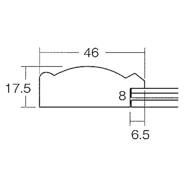 土橋宗三 木曽桟二股茶杓 18cm 江戸後期