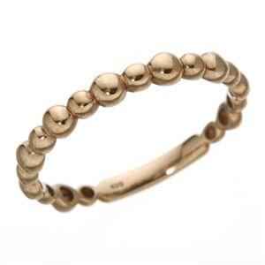 K10PGリング K10PGホワイトトパーズ/フレッシュウォーターパール/ピンク