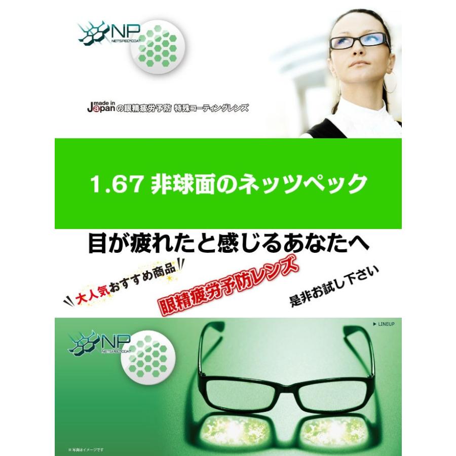 イトーレンズ (ネッツペック) メガネ レンズ交換 眼精疲労予防レンズ 