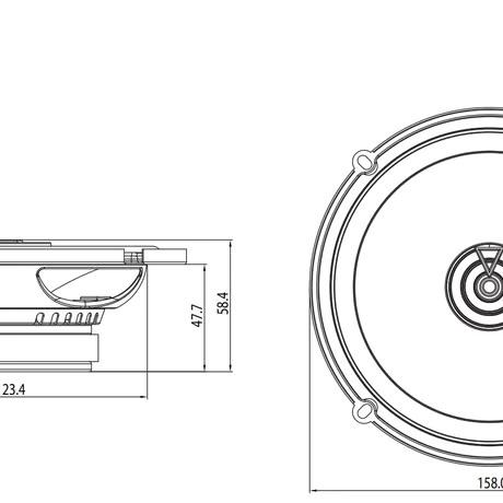 JBL（ジェイビーエル） JBL Club 620F 16.5cm 2WAY 同軸 スピーカー