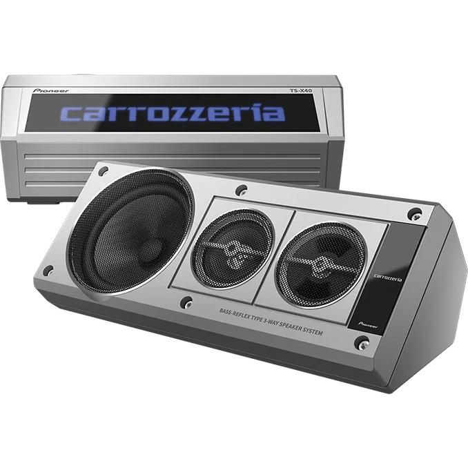 カロッツェリア パイオニア TSX40 ボックススピーカー 3ウェイ