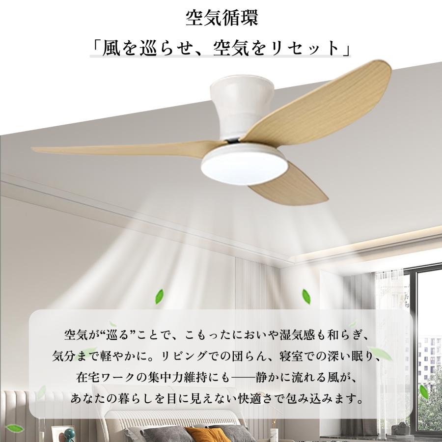 GEKKOU シーリングファンライト シーリングファン led 調光調色 12畳