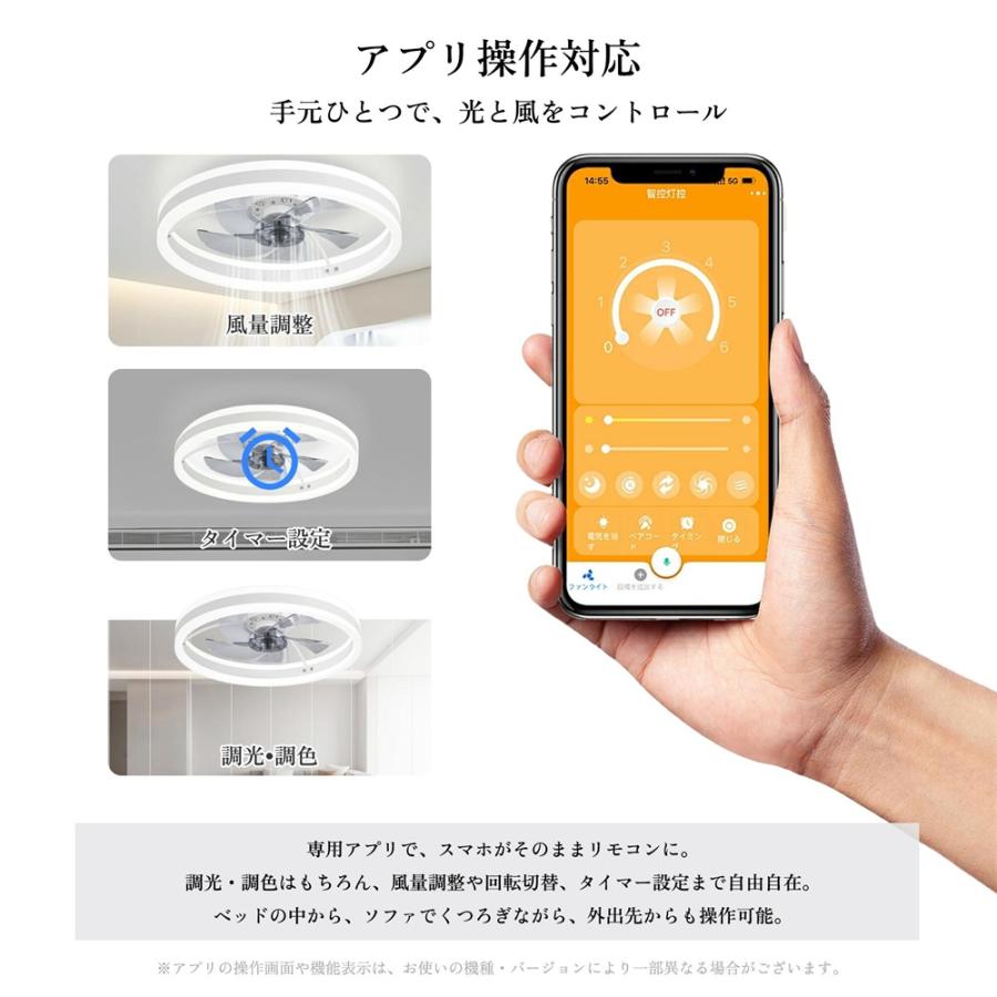 GEKKOU シーリングファンライト シーリングファン led 調光調色 12畳