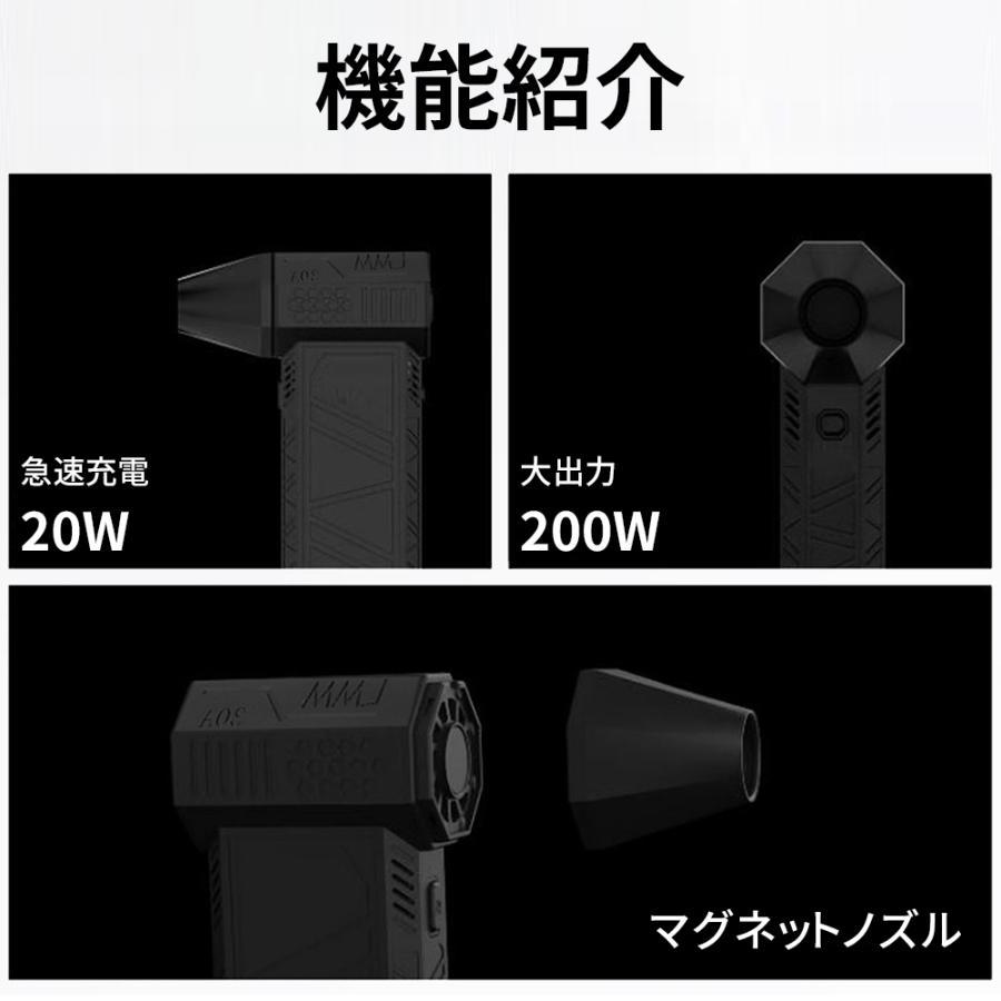 8000mAh・超強力風速60m/s】エアダスター 電動 ブロワー 150000RPM