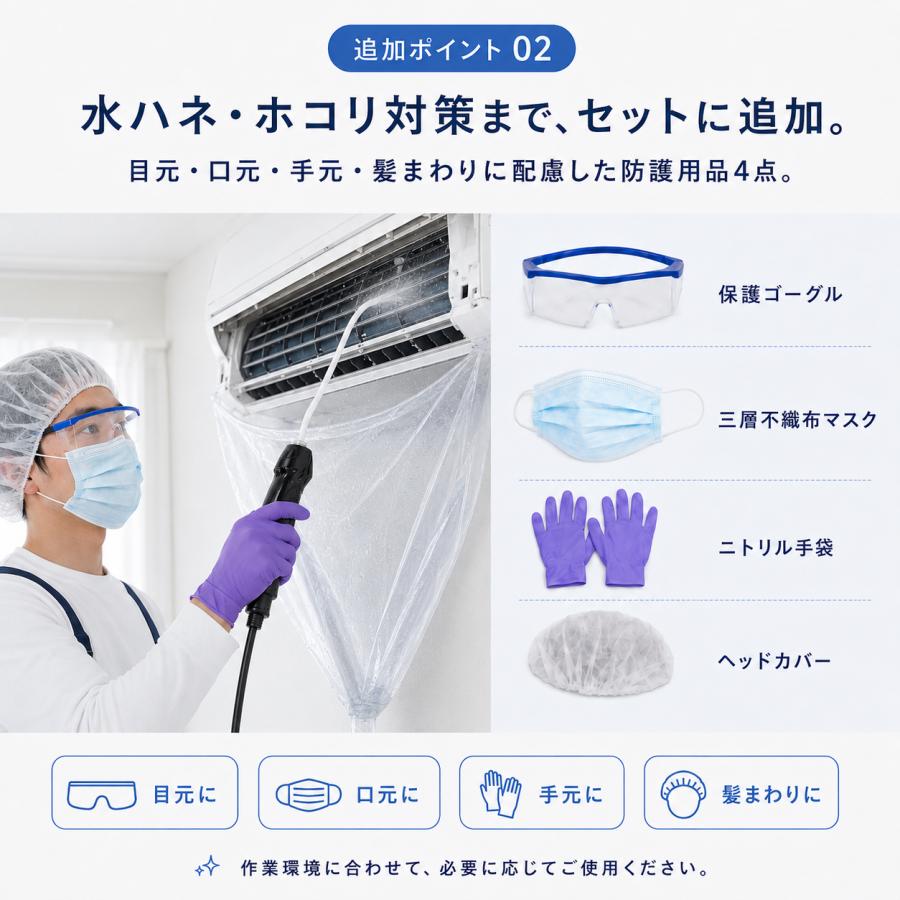 エアコン掃除セット 【2026新発想】 エアコン洗浄セット キット
