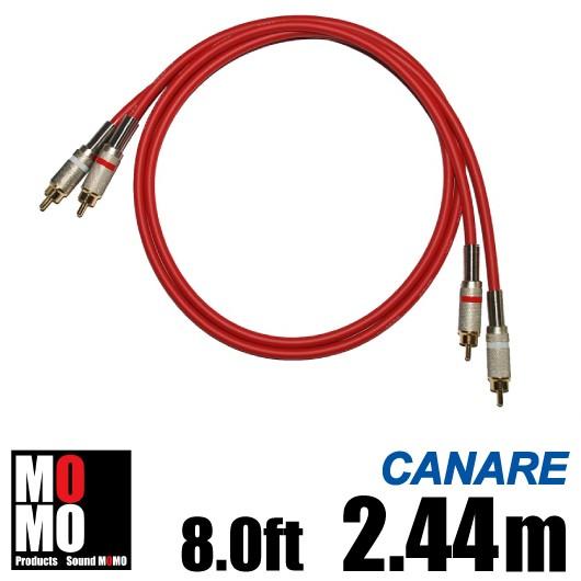 カナレ（ CANARE L4E6S ） 黒  RCAオーディオケーブル8.0ft (2.44m) 　 赤白ペア｜soundmomo｜13