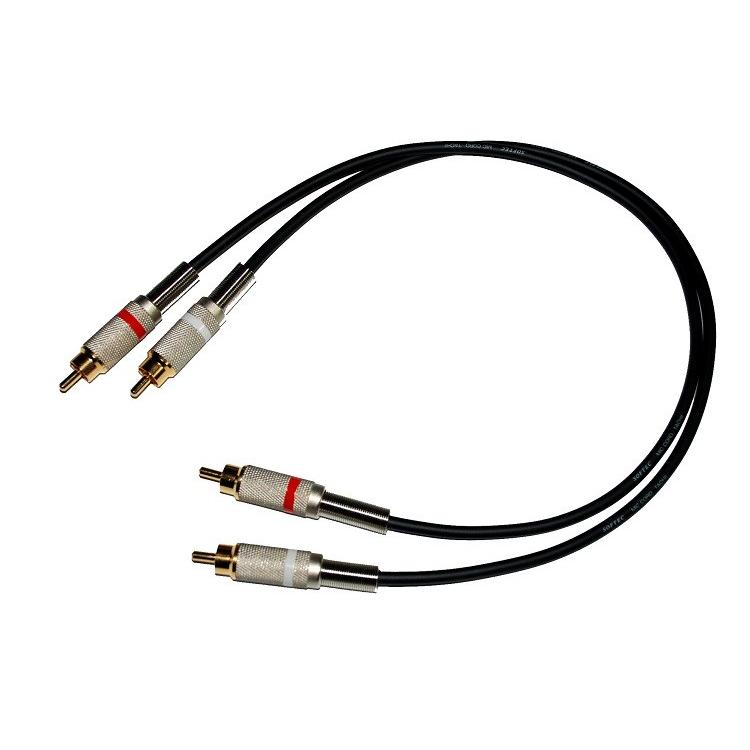 TACHII【 RCAケーブル 】立井電線 SOFTEC MIC CORD 1.5ft (46cm) 【赤