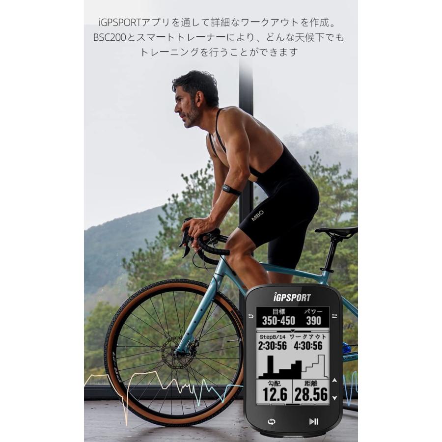 サイクルコンピュータ 注文 iGPSPORT BSC200 豪華5点セット GPS