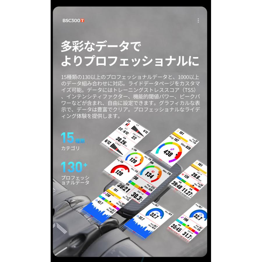 サイクルコンピューター iGPSPORT BSC300T豪華セット GPS マップ