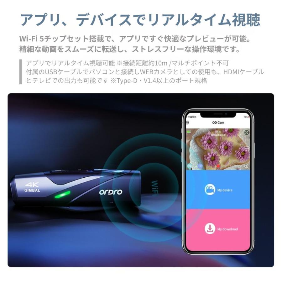 アクションカメラ リモコンセット 小型ウェアラブルビデオカメラ ORDRO