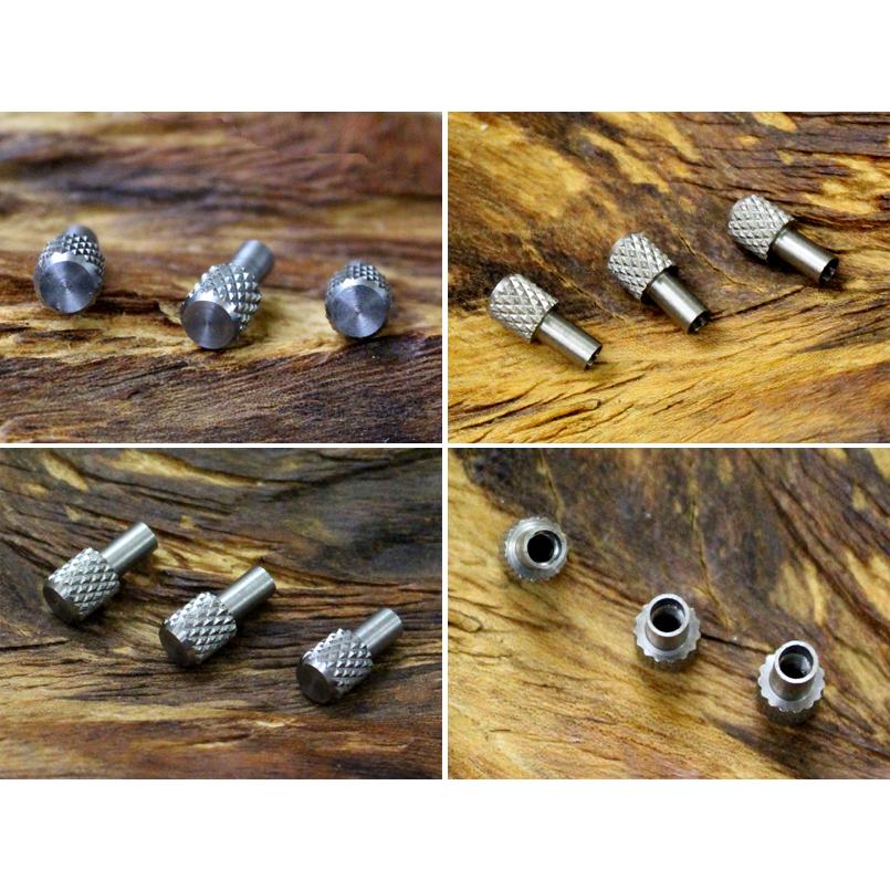 ABU 4000~7000番両側 SS Custom Thumbscrewセット Abu Garcia（アブガルシア） ABU 4000~7000番両側サイドカップ SS