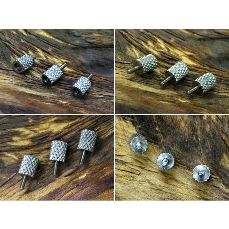 ABU 4000~7000番両側 SS Custom Thumbscrewセット Abu Garcia（アブガルシア） ABU 4000~7000番両側サイドカップ SS