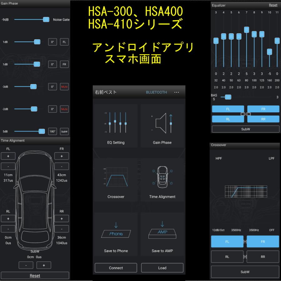 SAIACO サイアコ HSA-410.31opt / 5chパワーアンプ内蔵 5ch DSP
