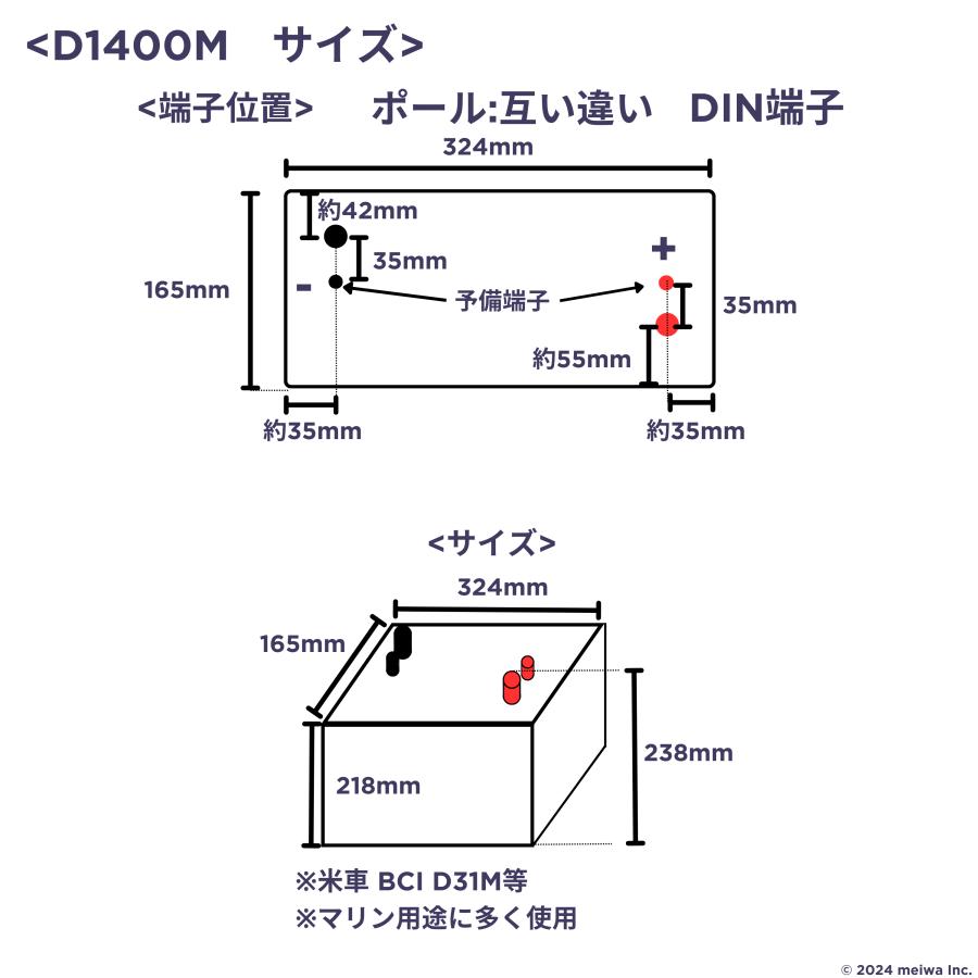 オプティマ バッテリー ブルー OPTIMA D1400M / BT DC-5.5 オプティマ バッテリー ブルー OPTIMA D1400M / BT DC-5.5