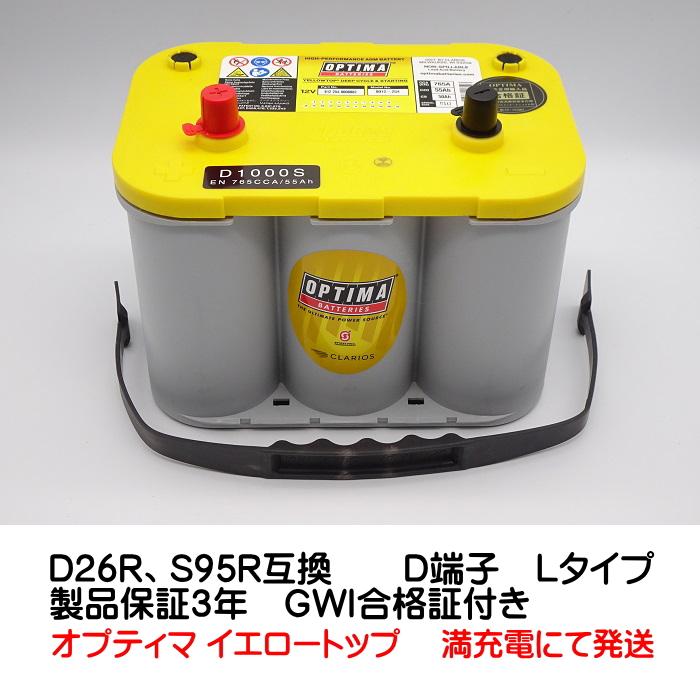 オプティマ バッテリー イエロートップ FLキットBセット FL5 FL1