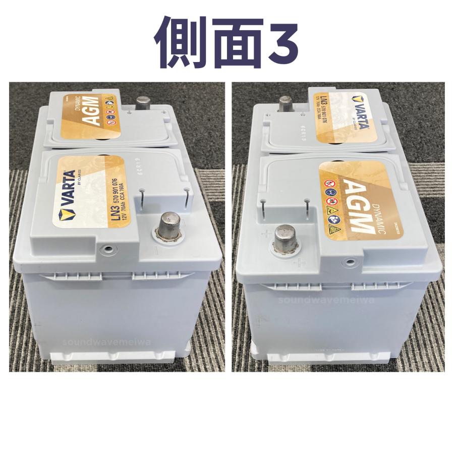 新品未使用バッテリー LN3 AGM 70Ah  X1 U11 M35i VARTA VARTA正規品 LN3 AGM / L3 / 570901076 / ダイナミック DYNAMIC