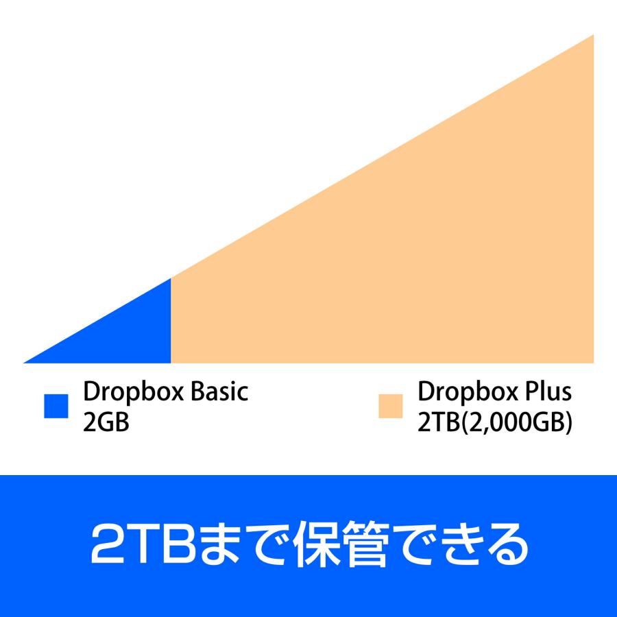 Dropbox Plus 3年版×2セット オンラインコード版  ドロップボックス DL_SNR 爆買の画像