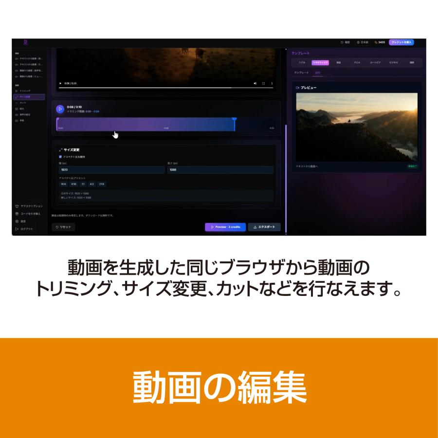 Artist AI VIDEO プロ 1年 オンラインコード版 DL_SNR_3