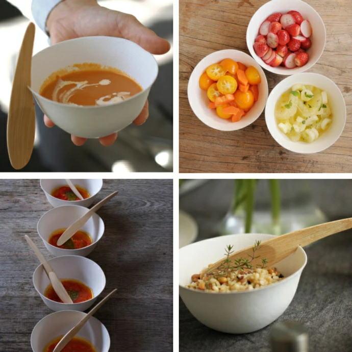 WASARA 紙皿 おしゃれ プロユース ボウル 500ml 50個入りx2