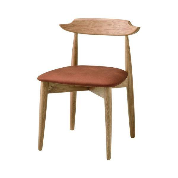 DC-114N-Lex OAK ダイニングチェアー DC-114-N-Lex WOODEN CHAIR チェリー 食堂イス いす 椅子 cherry チェリー レザー調布｜souryou0interior