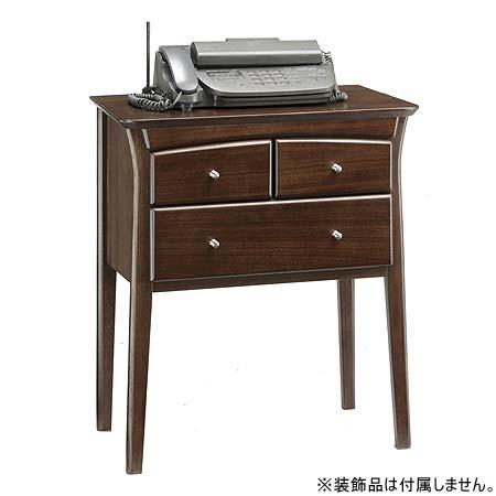 彩美73 ブラウン コンソール 曙工芸 彩美 SAIBI スリム リビング 小物 電話台 FAX台 上品 エレガント 洋風 木製 高級感 クラシック アケボノ