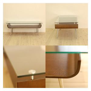 東谷 ガラステーブル　センターテーブル NET-301 天然木　ダークブラウン 東谷 ガラステーブル センターテーブル NET-301 天然木 ダーク