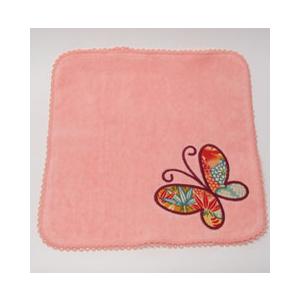 古布調アップリケタオル蝶 ピンク Chha 4 和柄アイテムshop創作雑貨小都 通販 Yahoo ショッピング