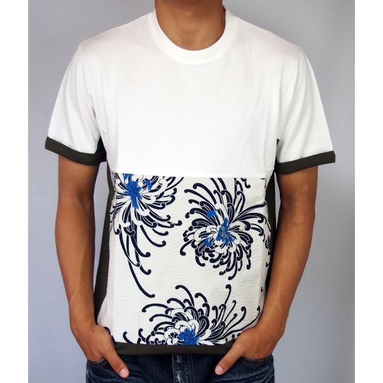 泥棒日記 和柄 Tシャツ【泥棒日記】三段切り替えTシャツ メンズ