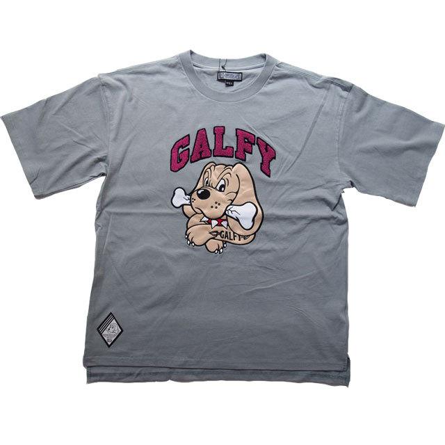 GALFY Tシャツ デカ文字 サガラ刺繍 わんわん大学 3カラー GALFY Tシャツ デカ文字 サガラ刺繍 わんわん大学 3カラー