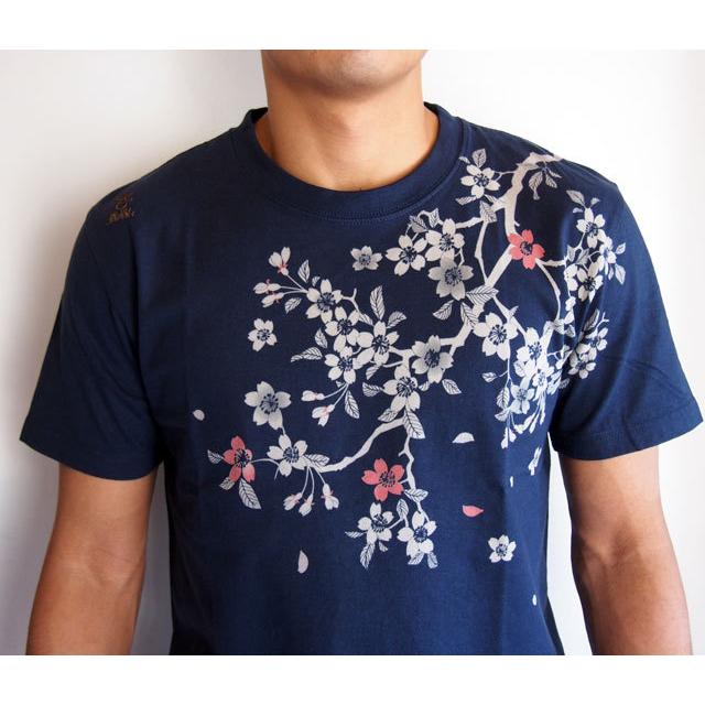 和柄tシャツ お花見 桜 和柄 Tシャツ メンズ レディース