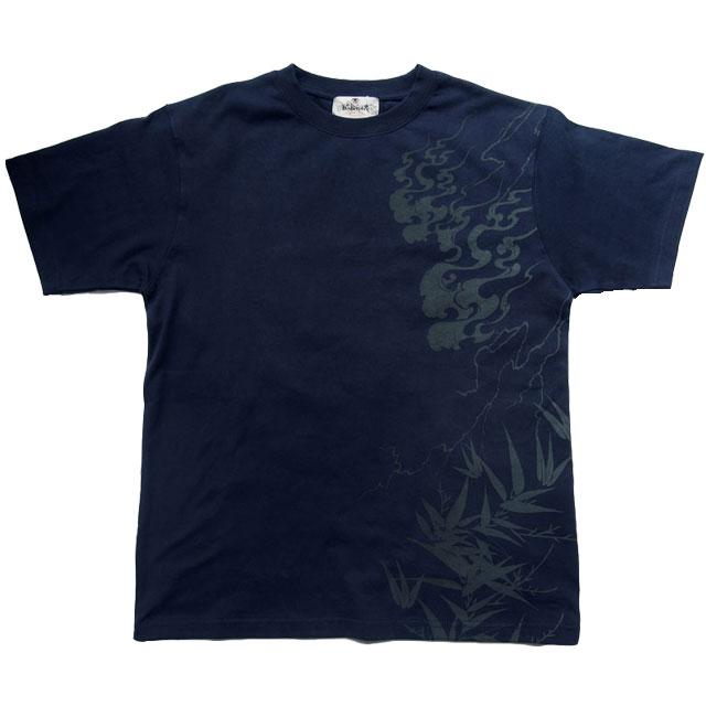 絡繰魂 和柄tシャツ 八咫烏火炎 刺繍 半袖Tシャツ tシャツ 絡繰魂 和柄tシャツ 八咫烏火炎 刺繍 半袖Tシャツ tシャツ