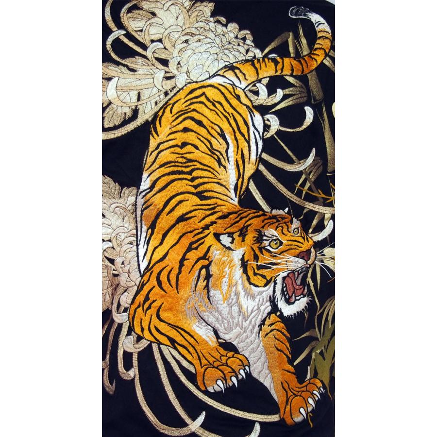 絡繰魂 和柄 tシャツ【絡繰魂】信長の虎 刺繍 半袖Tシャツ 絡繰魂 和柄 tシャツ【絡繰魂】信長の虎 刺繍 半袖Tシャツ