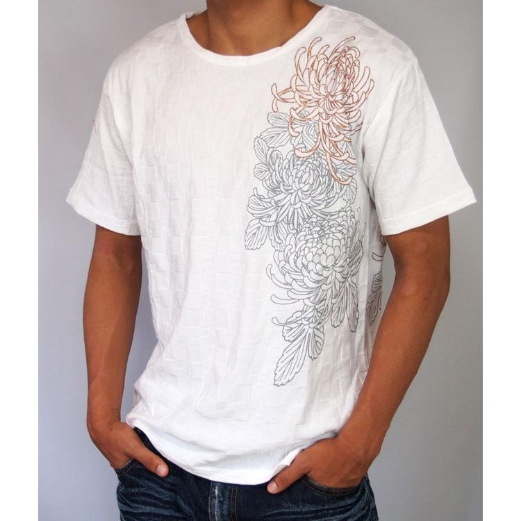 半袖Tシャツ K.T LINO 今昔 こんじゃく 狐 和柄 Tシャツ 半袖 メンズ キツネ こだわり