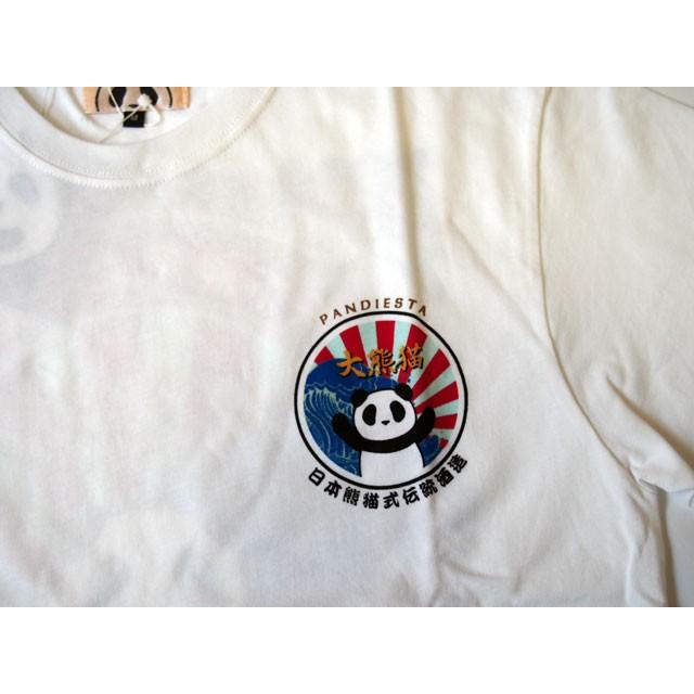 錦］PANDIESTA JAPAN 和柄Tシャツ 半袖 tシャツ 熊猫酒造 パンダ