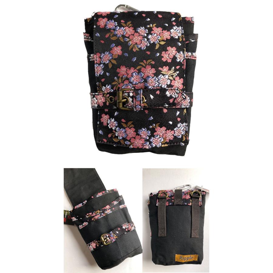 シザーズバッグ【和柄 バッグ】金襴 桜 ポスト投函選択可 3way シザーズバッグ【和柄 バッグ】金襴 桜 ポスト投函選択可 3way
