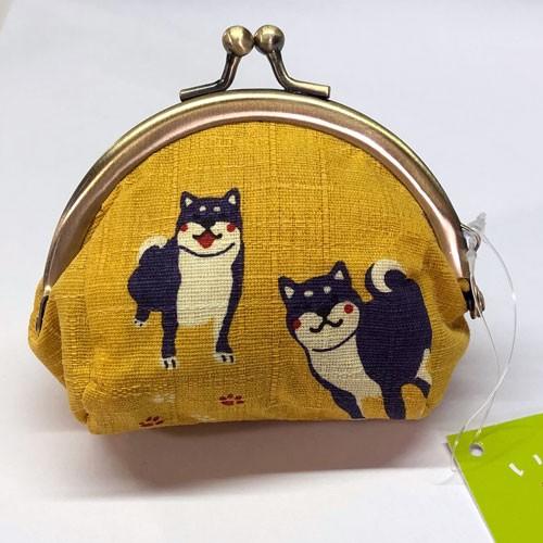 ポスト投函もok しばやん 俵ミニがま口 柴犬 小銭入れ がま口