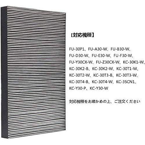 シャープ sharp 空気清浄機フィルター 互換品 FZ-Y30SF 集じん脱臭フィルター fzy30sf 使い捨てプレフィルター(6枚入) FZ-PF51F1 交換用フィルターセット｜soushin｜03