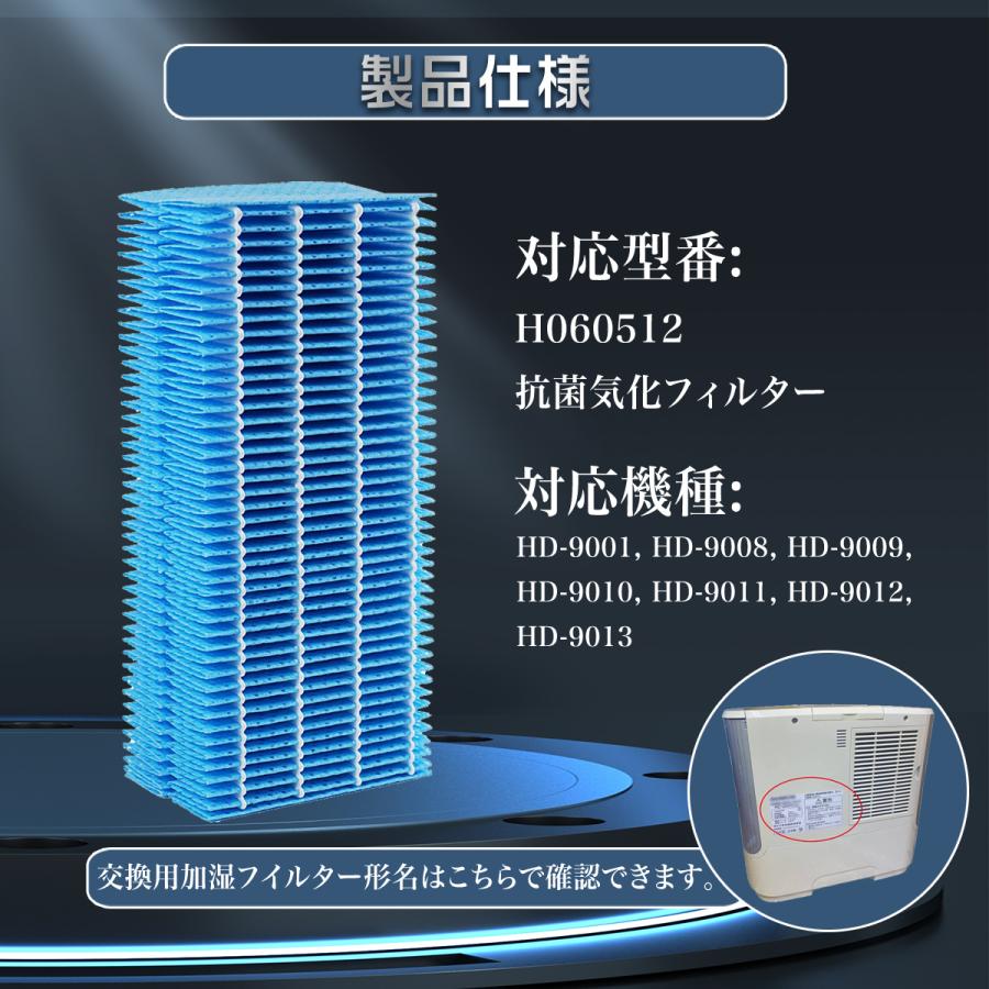 ダイニチ（Dainichi） H060512 抗菌気化フィルター H060504 交換