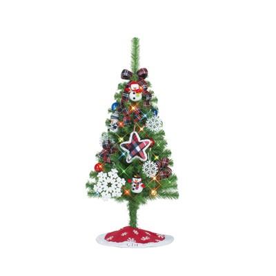 最終値下げ  クリスマスツリー　120cm　セットツリースノーメモリアル その他看板作成、店舗装飾品