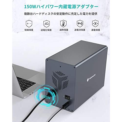 Yottamaster (4Bay) SATA HDDケース 3.5インチ USB3.0接続 PS400U3