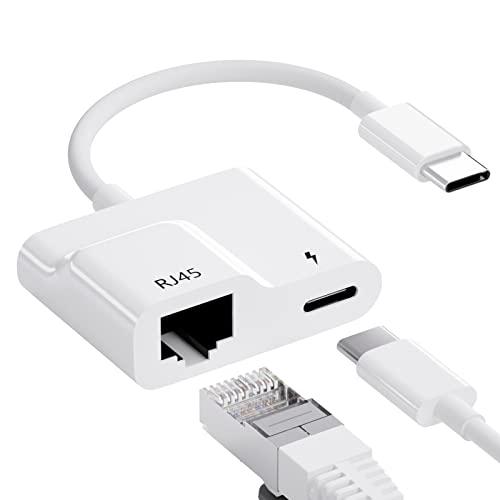 Type C有線LANアダプター USBC イーサネットアダプタ 60W 充電同時 タイプc LAN USB TypeC to RJ45
