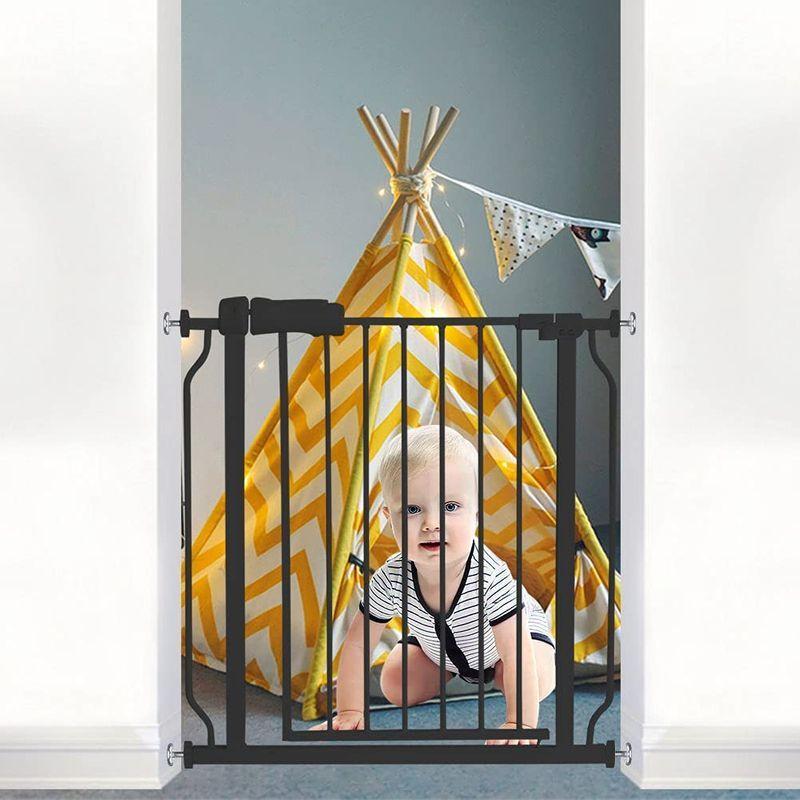 新入荷！ エルフ ベビー(Fairy Baby) ベビーゲート 階段上 ペットゲート ベビーフェンス 突っ張り式 オートクローズ機能 ビデオ付き 扉開 【1708058796】(10395円)