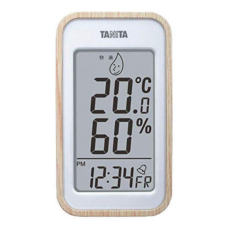 タニタ デジタル温湿度計 ナチュラル TT-572NA