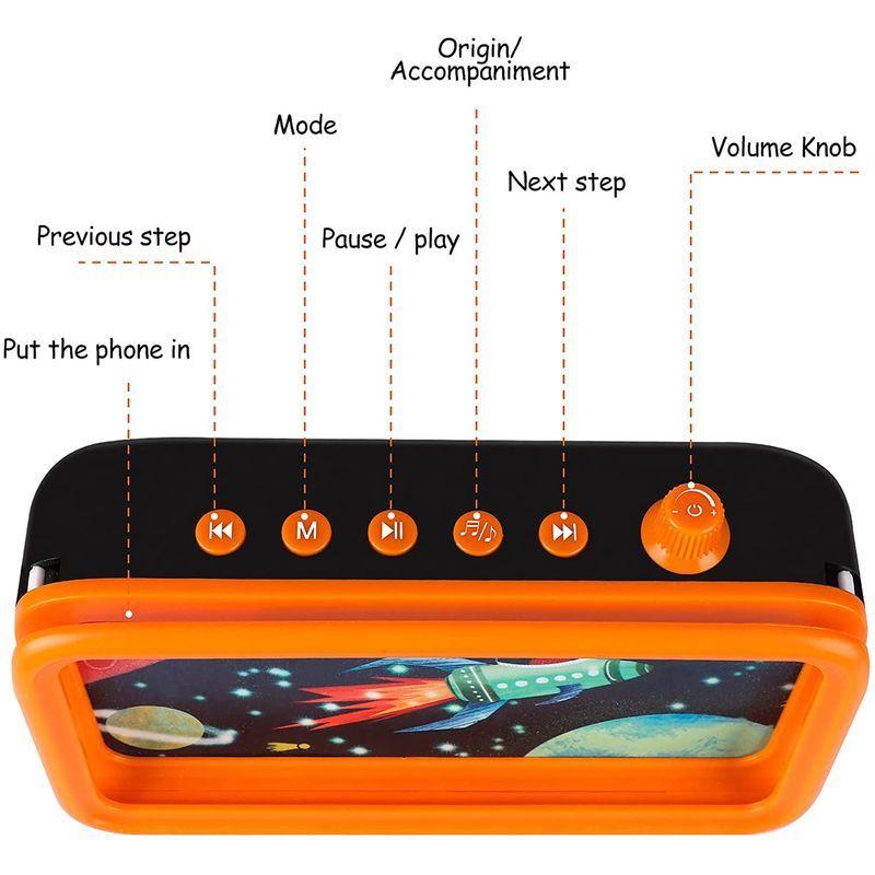カラオケ 子供用のマイク2本 カラオケ 子供用 6歳 女の子 誕生日プレゼント携帯電話ホルダーの子供用カラオケ玩具として使用できます 蒼店 通販 Yahoo ショッピング