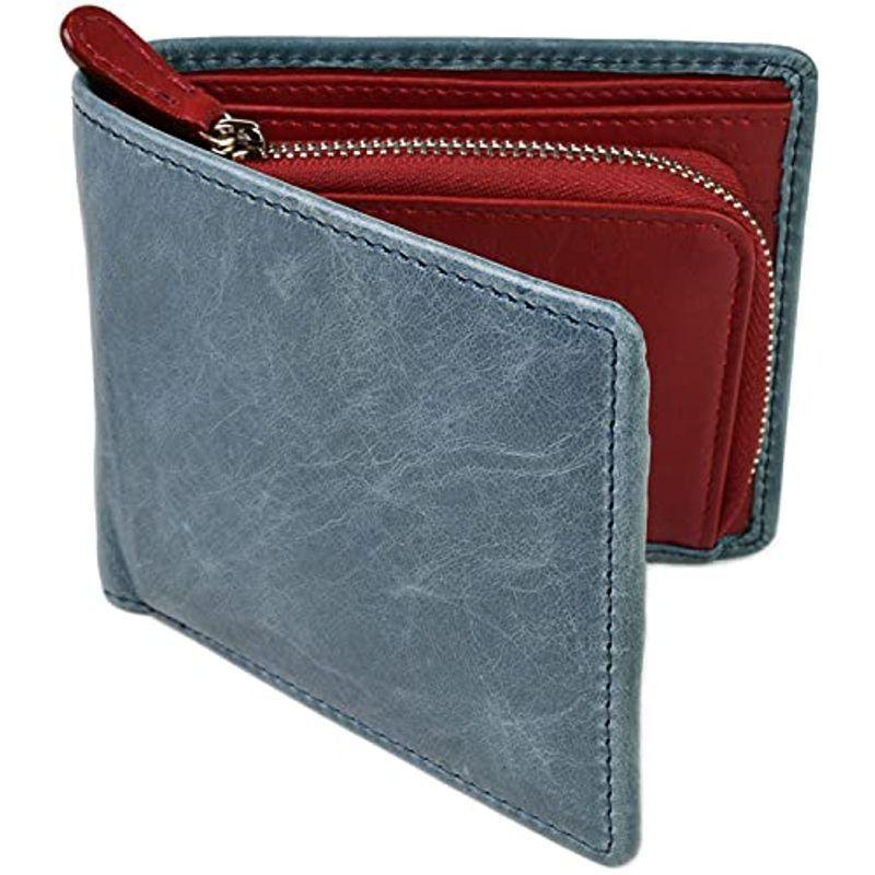 21福袋 牛革 本革 メンズ 二つ折り財布 バロンレザー 雑誌begin掲載 財布 プレゼント