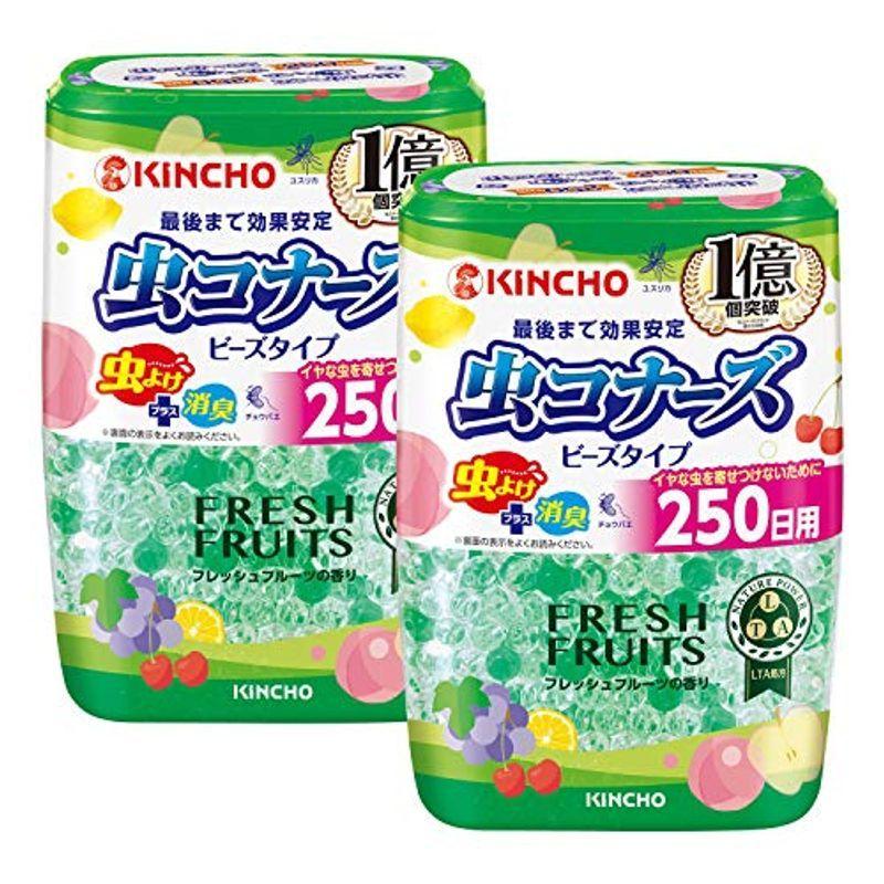 まとめ買い 虫コナーズ ビーズタイプ 250日用 フレッシュフルーツの香り 虫よけ 消臭 芳香 2個 2jl9kjnock その他キッチン 日用品 文具 Esquelles Org
