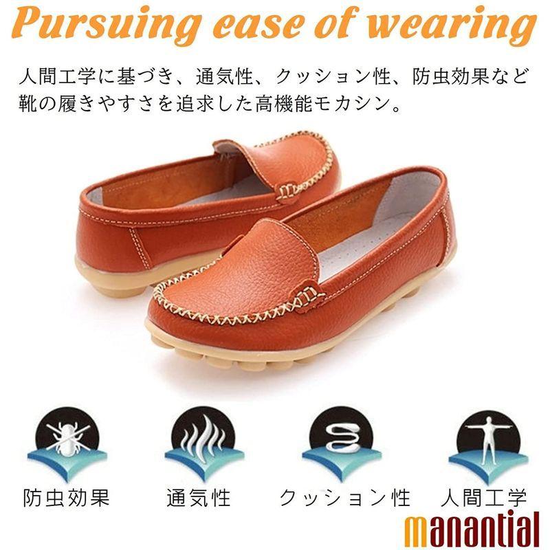 売れ筋 革靴 モカシン くつ 靴 シューズ レディース マナンティアール 本革 フォ フラットシューズ ローファー かわいい 可愛い 靴シューズ 革 モカシン Sustentec Com Br